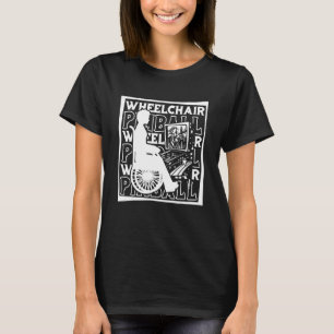 Pinball Wheelchair - Arcade Game Machine Retro Pin T-Shirt