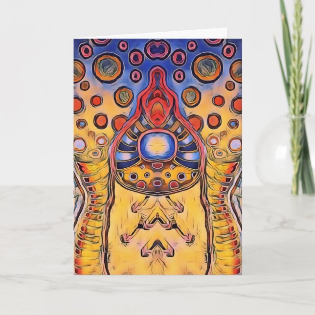 "Pinball Wizard" Greeting Card (Front)