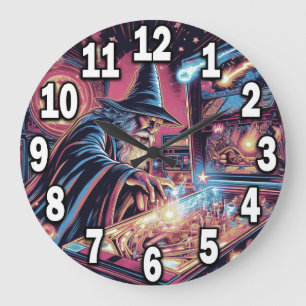 Pinball Wizard Player Acrylic Round Wall Clock #2