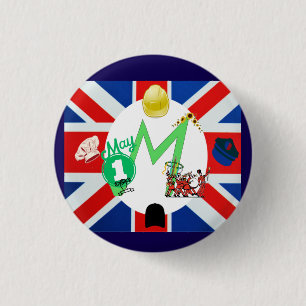 Pinbuttons - UK Labour Day 3 Cm Round Badge
