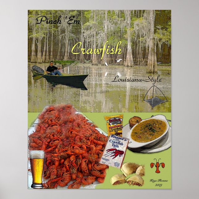 Pinch Em Crawfish Poster (Front)