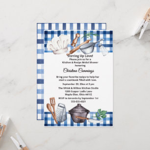 Pinch of Love Kitchen Bridal Shower Invitation
