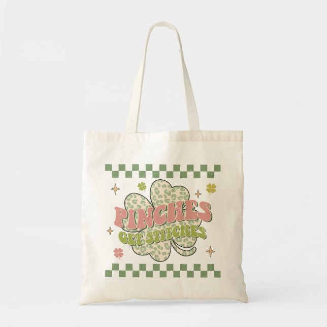 Pinches Get Stitches Tote Bag (Front)