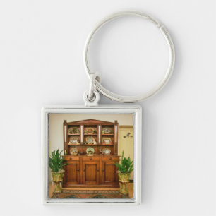 Pine and cedar dresser key ring
