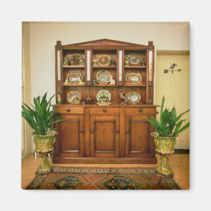 Pine and cedar dresser magnet