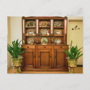 Pine and cedar dresser postcard