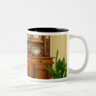 Pine and cedar dresser Two-Tone coffee mug