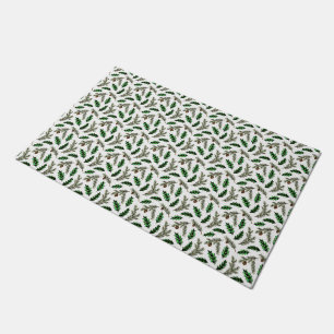 Pine and holly doormat