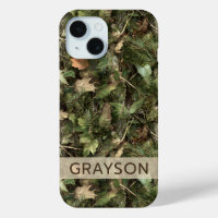 Pine and Leaves Camouflage Personalised