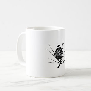 PINE BALL COFFEE MUG WITH LEAF