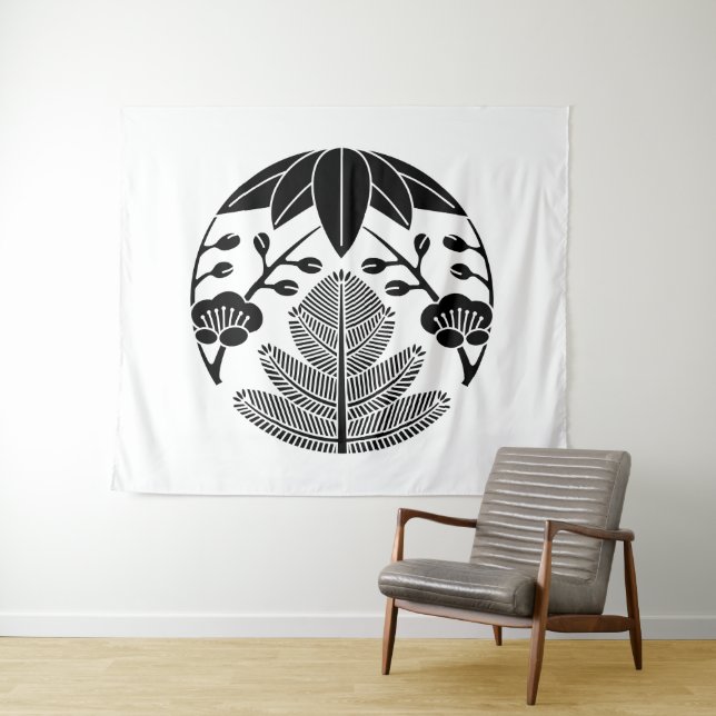 Pine bamboo ume tapestry (In Situ (Horizontal))