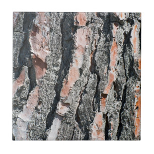 Pine bark pattern ceramic tile