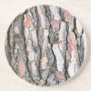 Pine bark pattern coaster