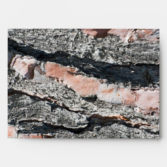 Pine bark pattern envelope (Front)