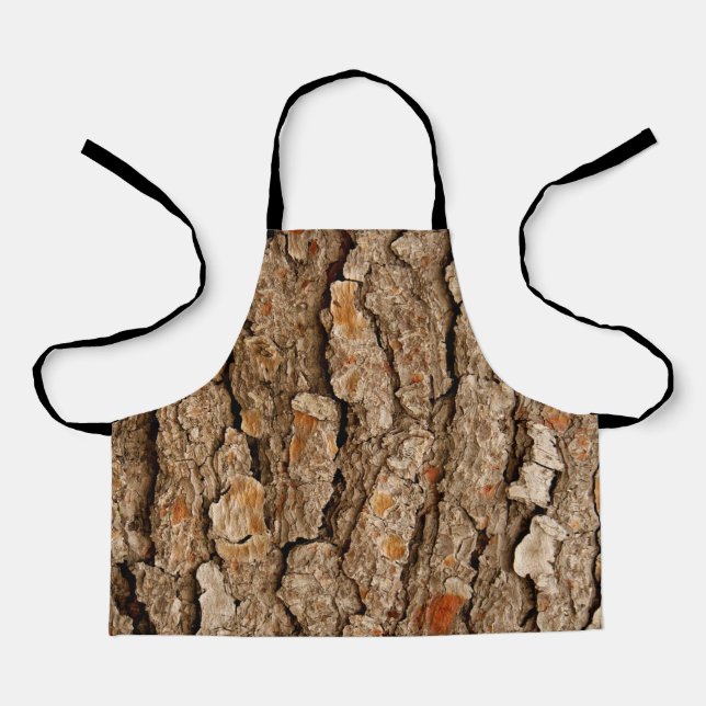 Pine Bark Texture  Apron (Front)