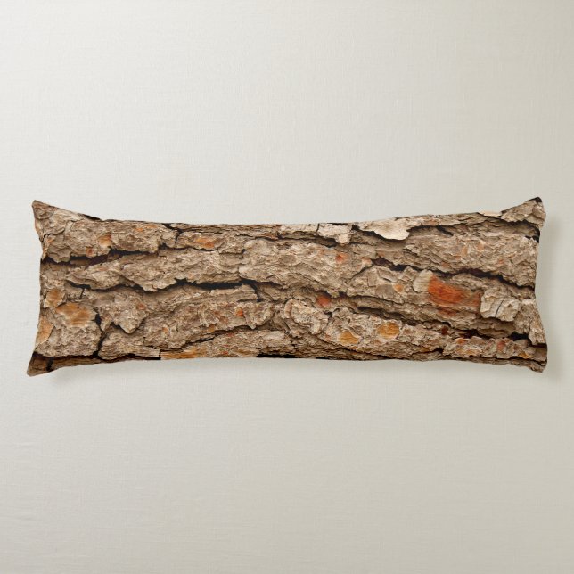 Pine Bark Texture Body Cushion (Front)