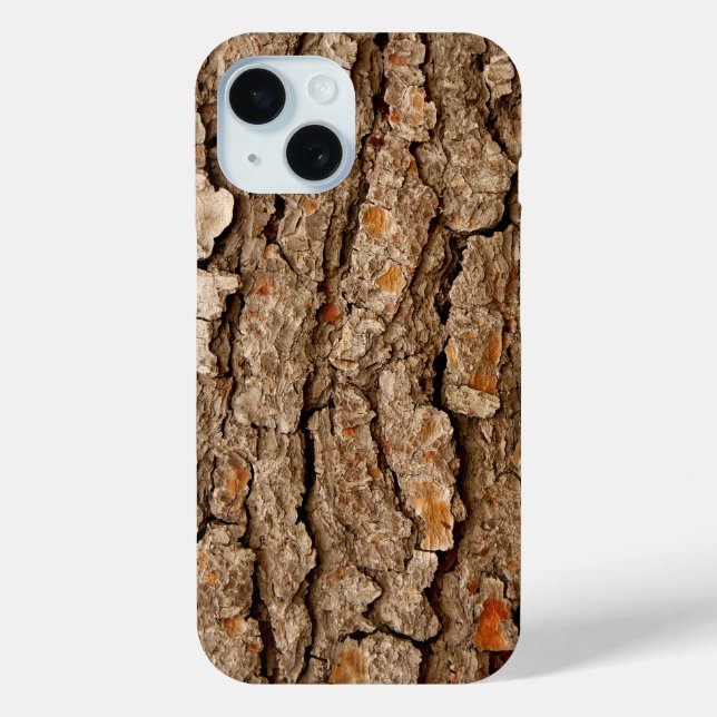 Pine Bark Texture Case-Mate iPhone Case (Back)