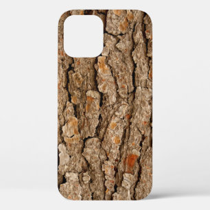 Pine Bark Texture iPhone 12 Case