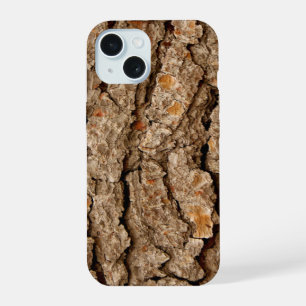 Pine Bark Texture iPhone 15 Case