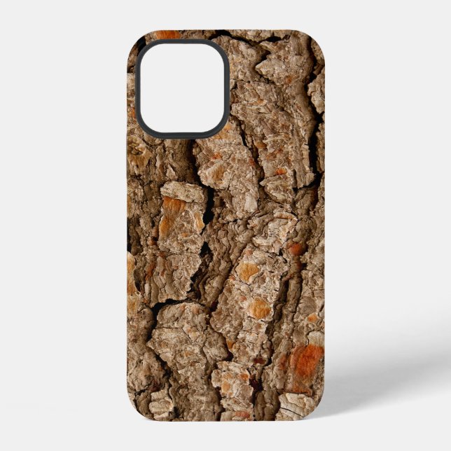 Pine Bark Texture iPhone Case (Back)