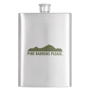 Pine Barrens Please Hip Flask