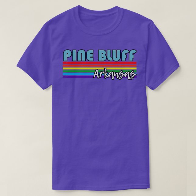 Pine Bluff Arkansas Pride  Pine Bluff LGBT Gift LG T-Shirt (Design Front)