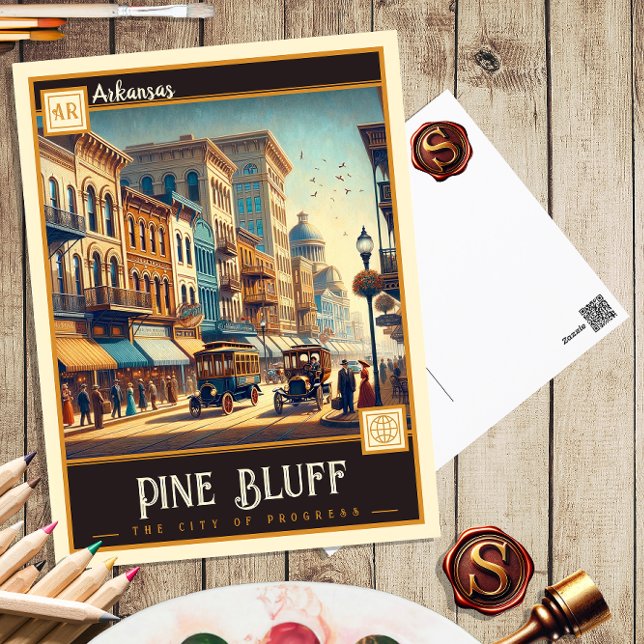 Pine Bluff, Arkansas | Vintage Postcard (Creator Uploaded)