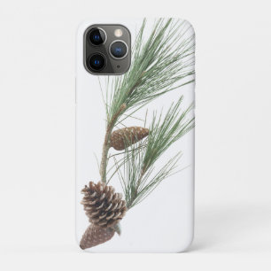 Pine branch with the cones iPhone 11 pro case