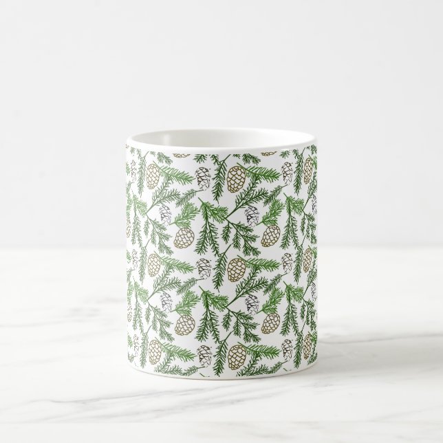 Pine Branches Coffee Mug (Center)