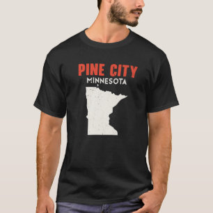Pine City Minnesota USA State America Travel Minne T-Shirt