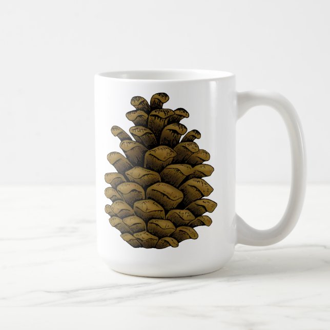 Pine cone coffee mug (Right)