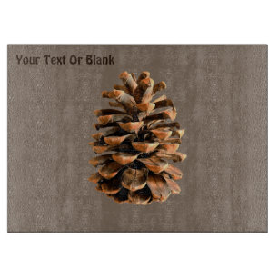 Pine Cone Cutting Board