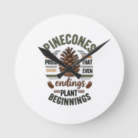 Pine cone design - The Evergreen Promise