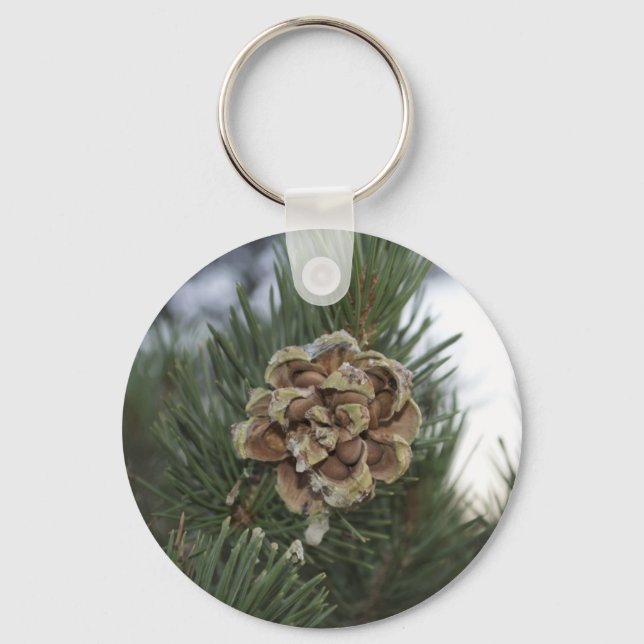 pine cone key ring (Front)