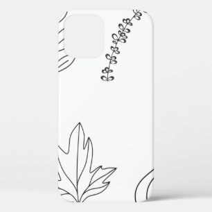 Pine cone leaf branch squash iPhone 12 case
