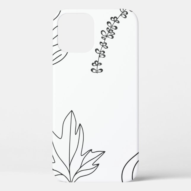 Pine cone leaf branch squash Case-Mate iPhone case (Back)