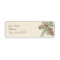 Pine Cone Nature on Cream Wedding Return Address