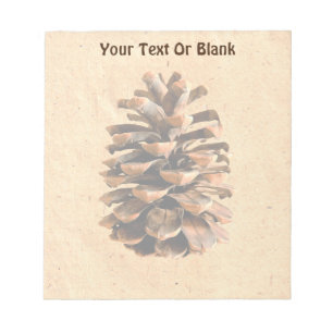 Pine Cone Notepad