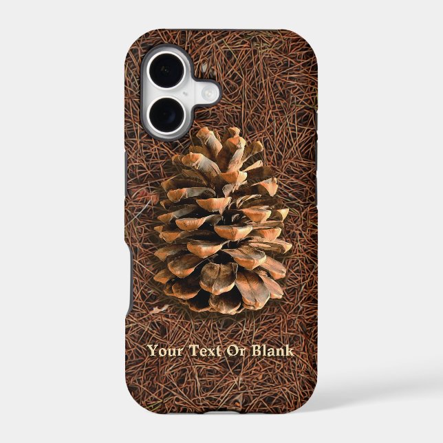 Pine Cone On Fallen Needles (Back)