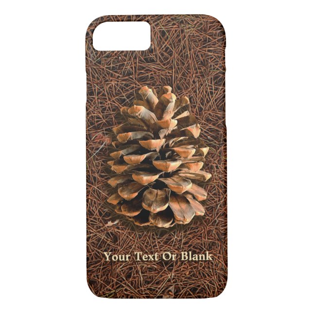 Pine Cone On Fallen Needles Case-Mate iPhone Case (Back)