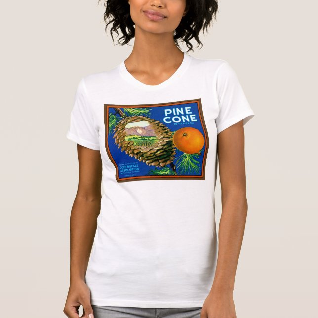 Pine Cone Oranges T-Shirt (Front)