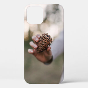 Pine cone outdoors cone tree wood iPhone 12 case
