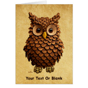 Pine Cone Owl