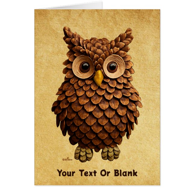 Pine Cone Owl (Front)