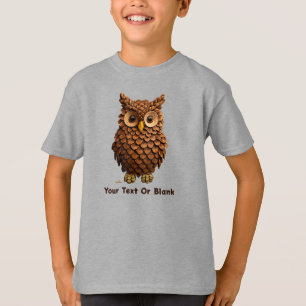 Pine Cone Owl T-Shirt