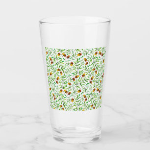 Pine Cone Pattern Glass