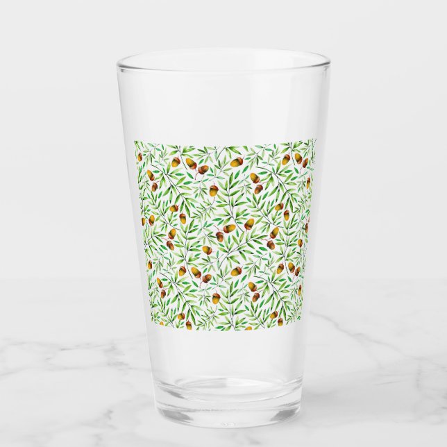 Pine Cone Pattern Glass (Front)
