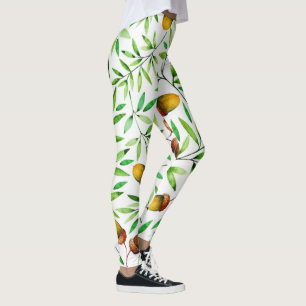 Pine-cone-pattern- Zazzle_Growshop. Leggings