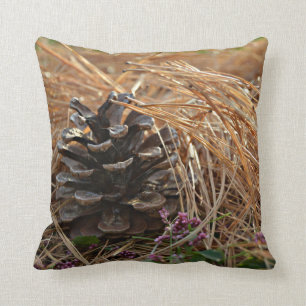 Pine Cone Pine Needles Caress Cushion