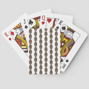 pine cone playing cards